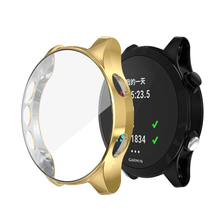 Boîtier de montre galvanisé en TPU pour Garmin Forerunner 935