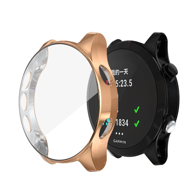 Boîtier de montre galvanisé en TPU pour Garmin Forerunner 935