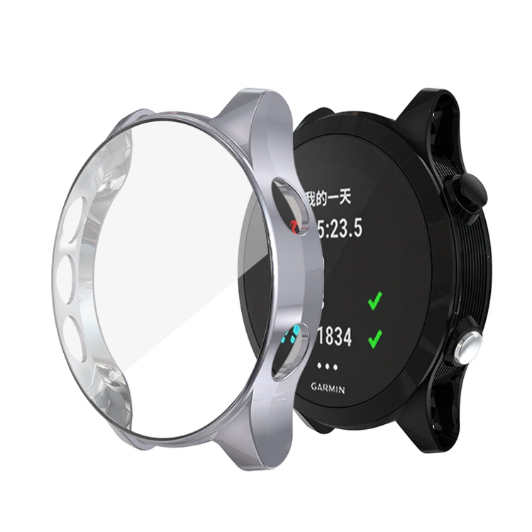 Boîtier de montre galvanisé en TPU pour Garmin Forerunner 935