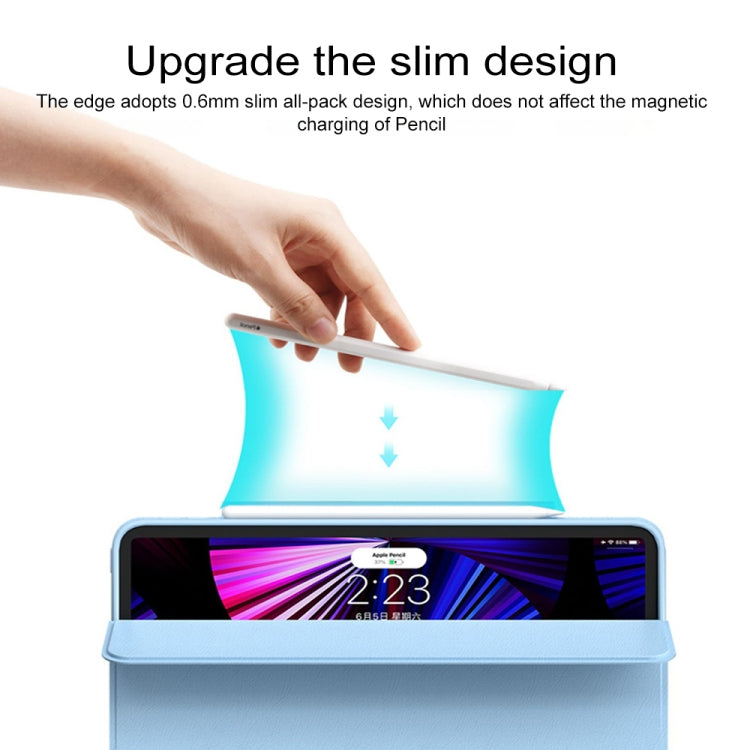 Pen Slot Magnetic Detachable Tablet Leather Case, For iPad 10.2 2021 / 2020 / 2019, For iPad mini 2024 / mini 6