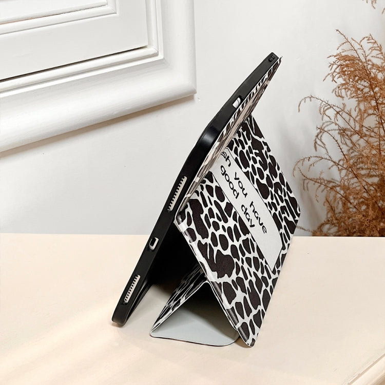 Magnetic Detachable Painted Tablet Leather Case, For iPad 10.2 2021 / 2020 / 2019, For iPad Air 2022 / 2020 10.9, For iPad Air 11 2024 / iPad Pro 11 2022 / 2021 / 2020 / 2018