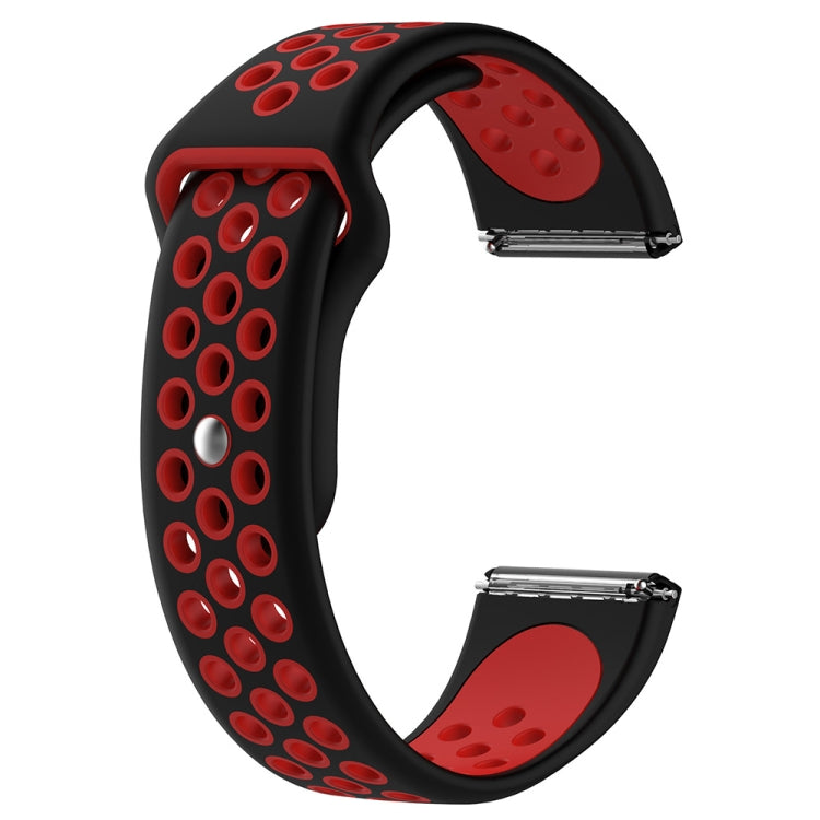 For Fitbit Versa Two-tone Silicone Replacement Wrist Strap Watchband