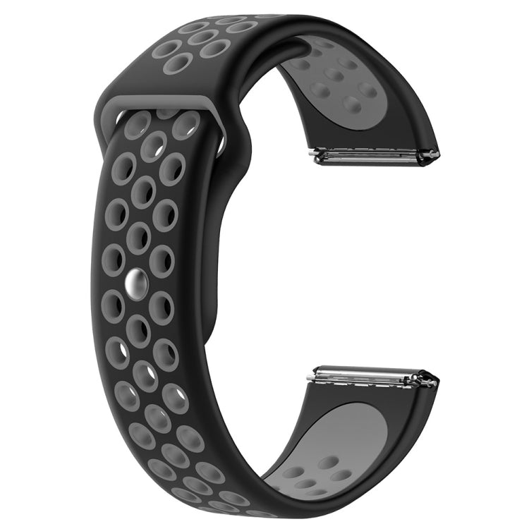 For Fitbit Versa Two-tone Silicone Replacement Wrist Strap Watchband