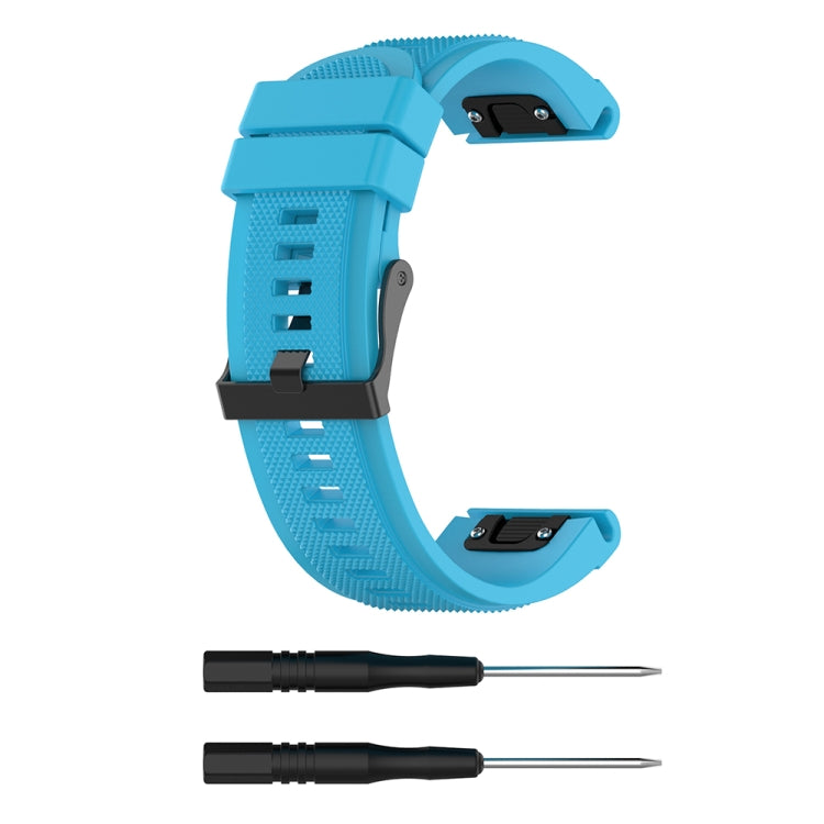 For Garmin Fenix 5X (26mm) Fenix3 / Fenix3 HR Silicone Replacement Wrist Strap Watchband