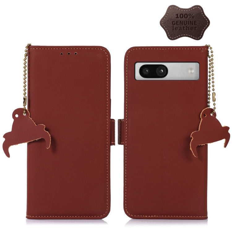 Genuine Leather Magnetic RFID Leather Phone Case
