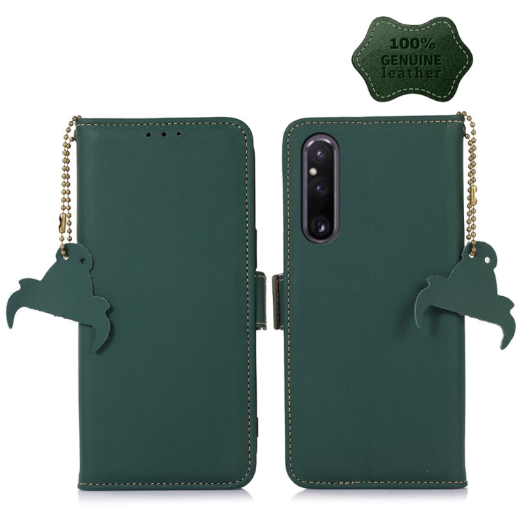 Genuine Leather Magnetic RFID Leather Phone Case