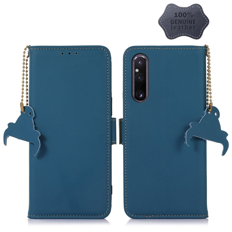 Genuine Leather Magnetic RFID Leather Phone Case