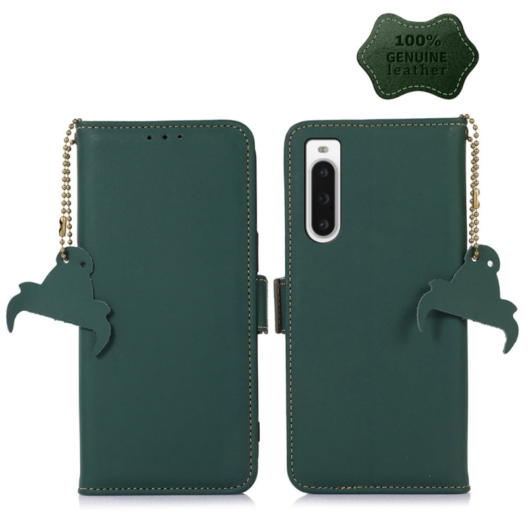 Genuine Leather Magnetic RFID Leather Phone Case