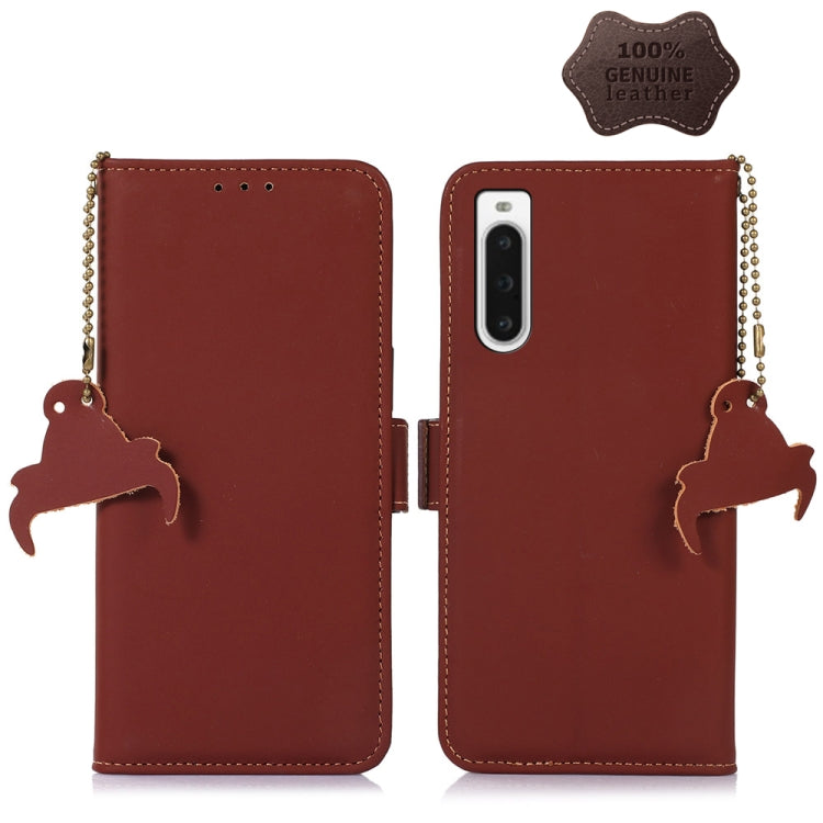 Genuine Leather Magnetic RFID Leather Phone Case
