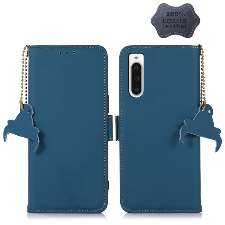Genuine Leather Magnetic RFID Leather Phone Case