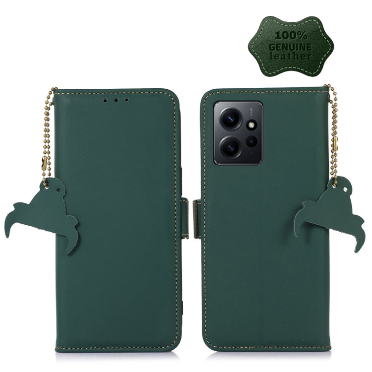 Genuine Leather Magnetic RFID Leather Phone Case
