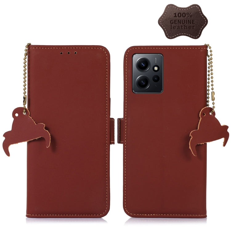 Genuine Leather Magnetic RFID Leather Phone Case