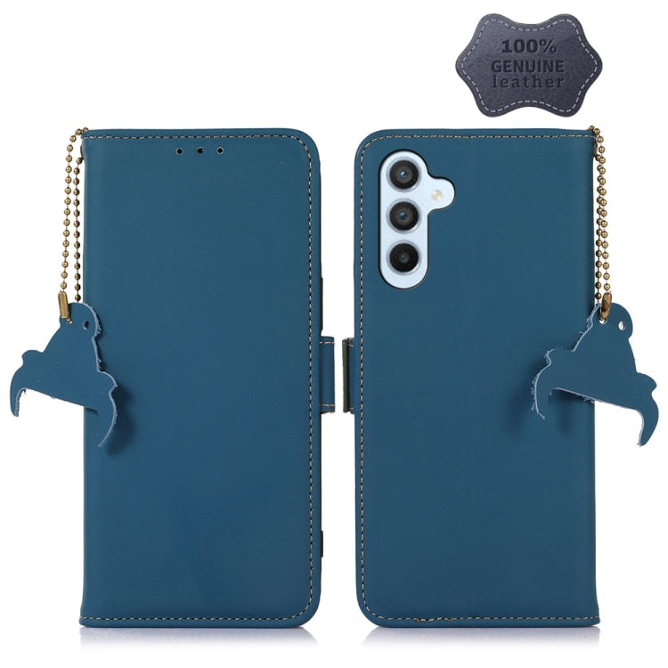 Genuine Leather Magnetic RFID Leather Phone Case
