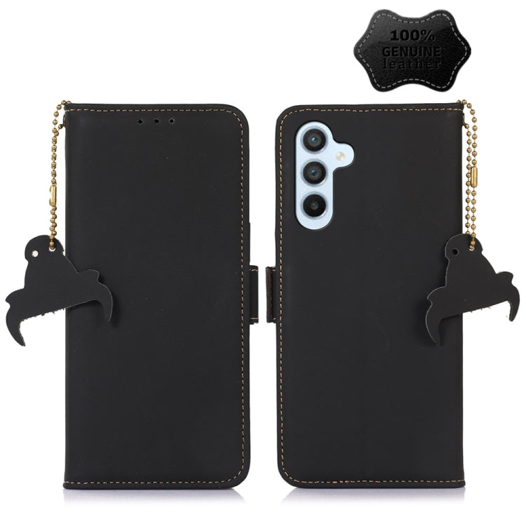 Genuine Leather Magnetic RFID Leather Phone Case