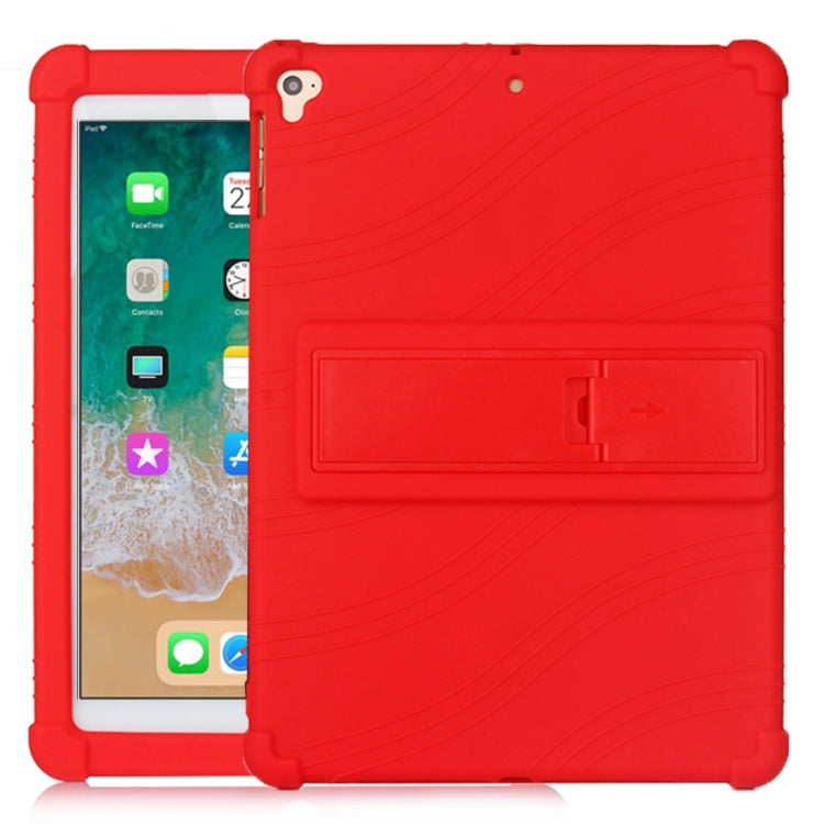 Tablet PC Silicone Protective Case with Invisible Bracket, For Huawei MediaPad T5, For Lenovo Tab E10, For iPad 6 (9.7 Universal)