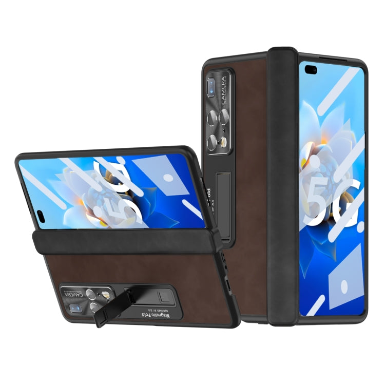Napa Texture All-inclusive Phone Case, For vivo X Fold, For Huawei Mate X2 5G, For Samsung Galaxy Z Fold2 5G