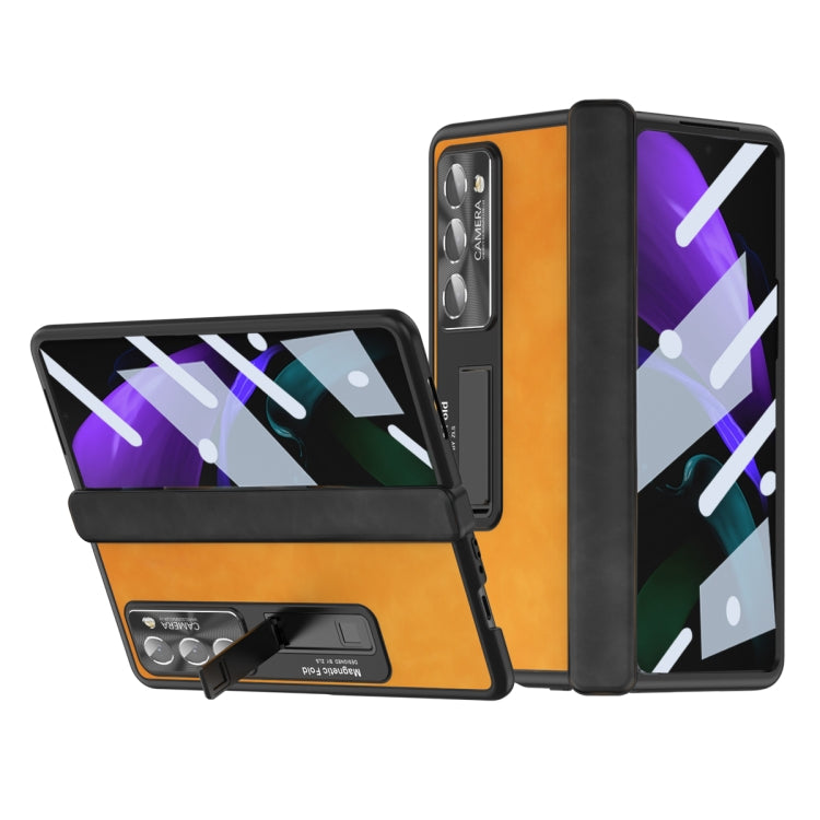 Napa Texture All-inclusive Phone Case, For vivo X Fold, For Huawei Mate X2 5G, For Samsung Galaxy Z Fold2 5G