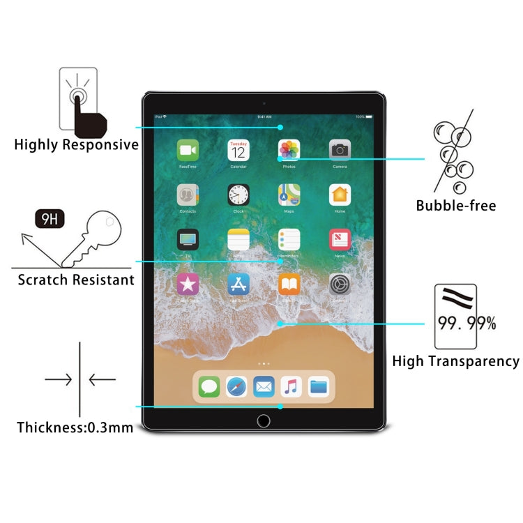 For OPPO Pad 2 / Pad Neo 11.4 9H 2.5D Explosion-proof Tempered Tablet Glass Film, For iPad Pro 12.9 2017 / 2015 (1pc), For OPPO Pad 2 / Pad Neo 11.4(1 PC)