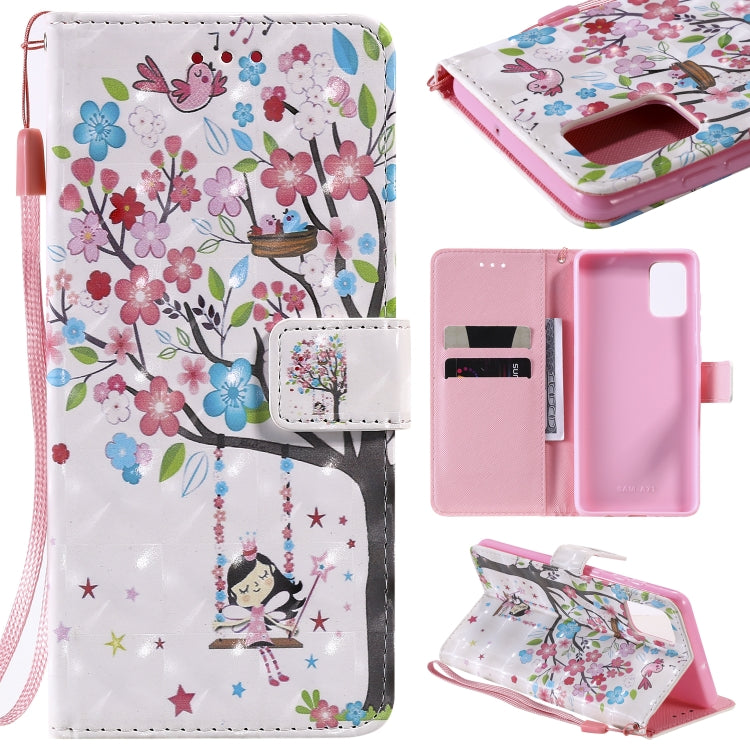 3D Painting Horizontal Flip Leather Case with Holder & Card Slot & Lanyard, For Galaxy A71, For Galaxy S20+, For Galaxy S20, For Sony Xperia 20