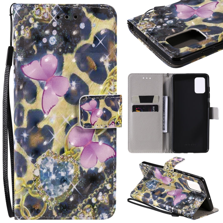 3D Painting Horizontal Flip Leather Case with Holder & Card Slot & Lanyard, For Galaxy A71, For Galaxy S20+, For Galaxy S20, For Sony Xperia 20
