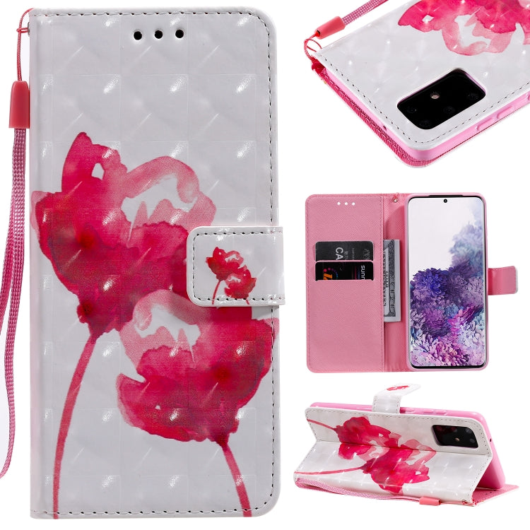 3D Painting Horizontal Flip Leather Case with Holder & Card Slot & Lanyard, For Galaxy A71, For Galaxy S20+, For Galaxy S20, For Sony Xperia 20