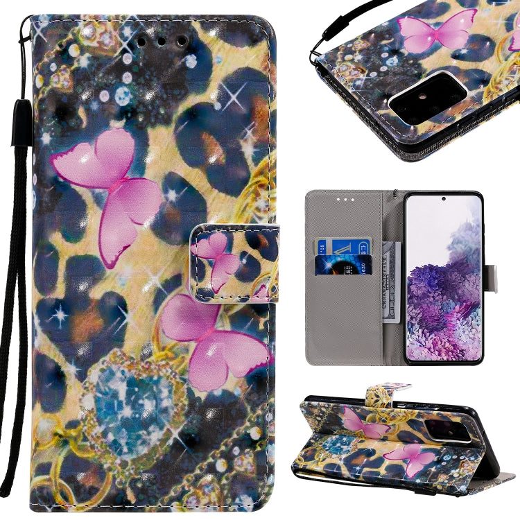 3D Painting Horizontal Flip Leather Case with Holder & Card Slot & Lanyard, For Galaxy A71, For Galaxy S20+, For Galaxy S20, For Sony Xperia 20