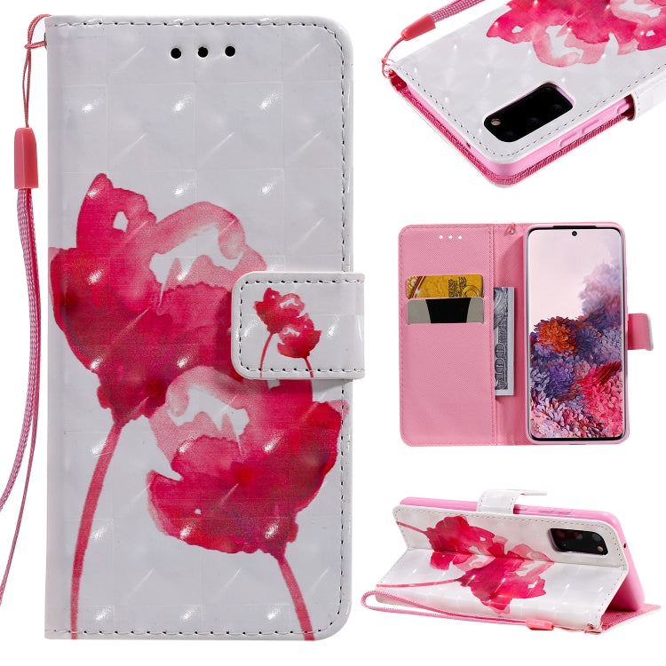 3D Painting Horizontal Flip Leather Case with Holder & Card Slot & Lanyard, For Galaxy A71, For Galaxy S20+, For Galaxy S20, For Sony Xperia 20