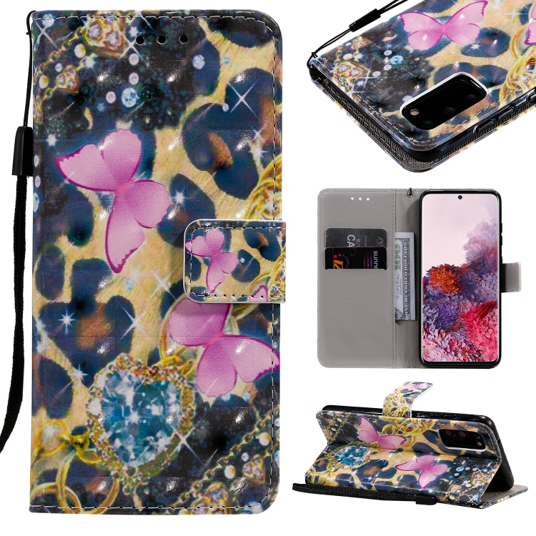 3D Painting Horizontal Flip Leather Case with Holder & Card Slot & Lanyard, For Galaxy A71, For Galaxy S20+, For Galaxy S20, For Sony Xperia 20