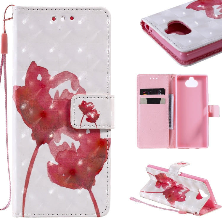 3D Painting Horizontal Flip Leather Case with Holder & Card Slot & Lanyard, For Galaxy A71, For Galaxy S20+, For Galaxy S20, For Sony Xperia 20