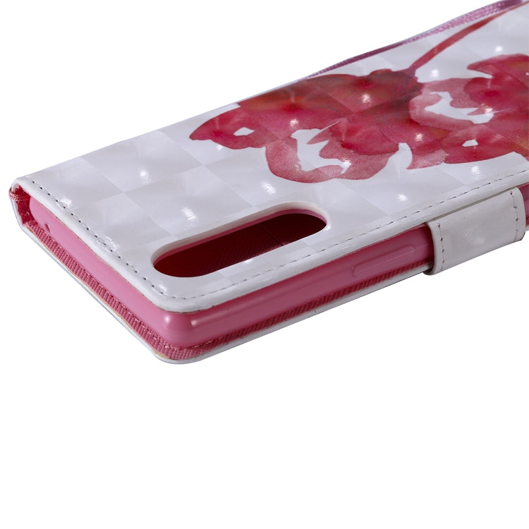 3D Painting Horizontal Flip Leather Case with Holder & Card Slot & Lanyard, For Sony XZ5