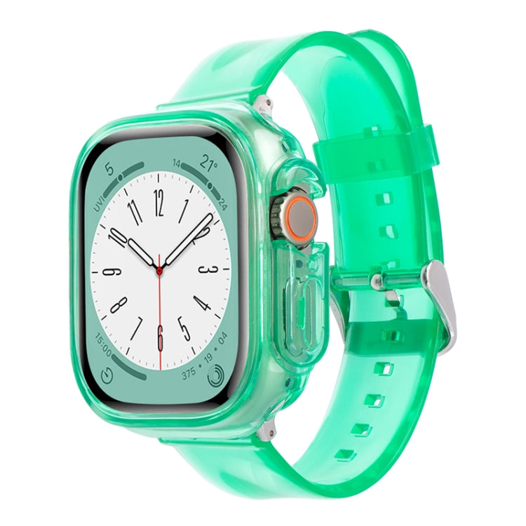 Glacier Jelly Clear TPU Case Watch Band, For Apple Watch Ultra 49mm