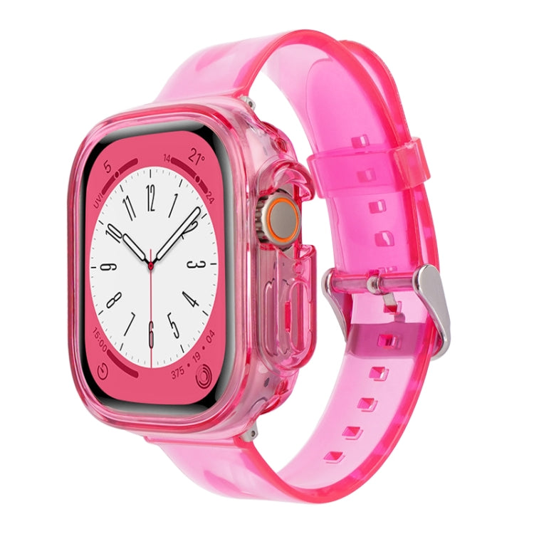 Glacier Jelly Clear TPU Case Watch Band, For Apple Watch Ultra 49mm