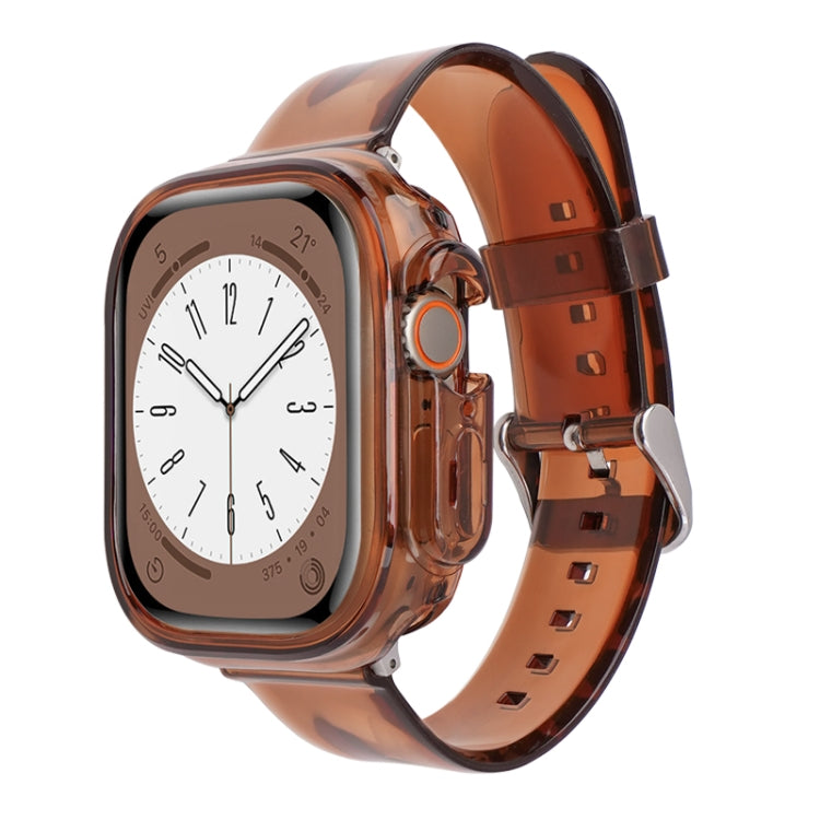 Glacier Jelly Clear TPU Case Watch Band, For Apple Watch Ultra 49mm