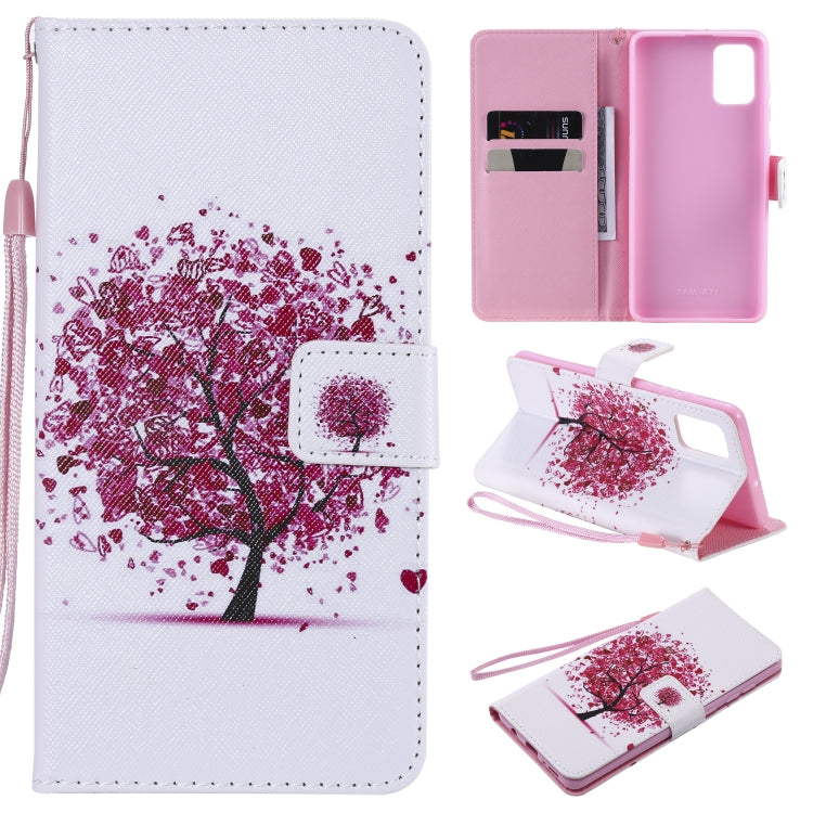 Painting Horizontal Flip Leather Case with Holder & Card Slot & Lanyard, For Galaxy A51, For Galaxy A71, For Galaxy S20 Ultra