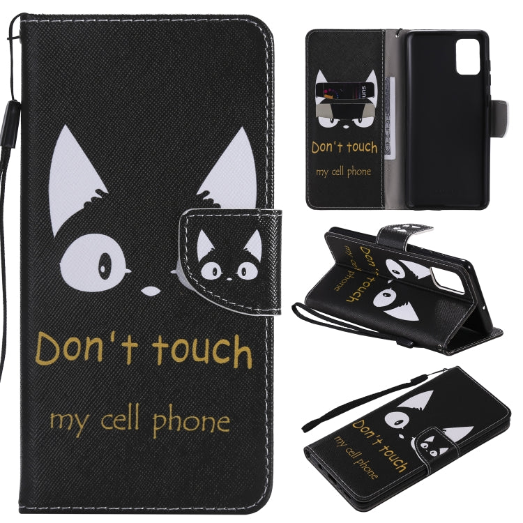 Painting Horizontal Flip Leather Case with Holder & Card Slot & Lanyard, For Galaxy A51, For Galaxy A71, For Galaxy S20 Ultra