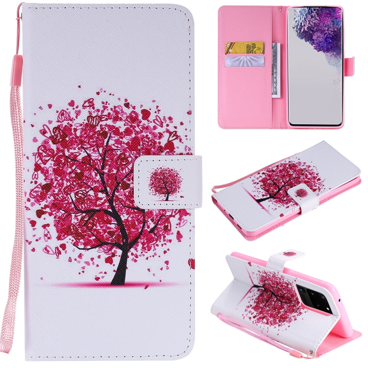 Painting Horizontal Flip Leather Case with Holder & Card Slot & Lanyard, For Galaxy A51, For Galaxy A71, For Galaxy S20 Ultra