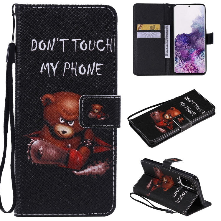 Painting Horizontal Flip Leather Case with Holder & Card Slot & Lanyard, For Galaxy S20+, For Galaxy S20, For Sony XZ5