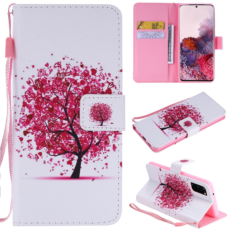 Painting Horizontal Flip Leather Case with Holder & Card Slot & Lanyard, For Galaxy S20+, For Galaxy S20, For Sony XZ5