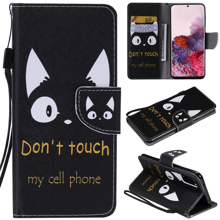 Painting Horizontal Flip Leather Case with Holder & Card Slot & Lanyard, For Galaxy S20+, For Galaxy S20, For Sony XZ5