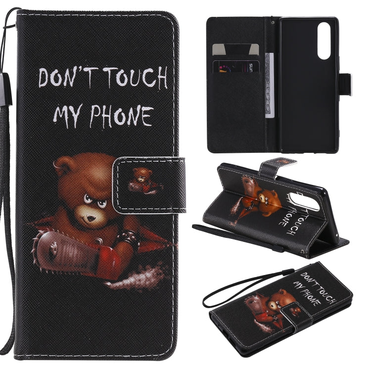 Painting Horizontal Flip Leather Case with Holder & Card Slot & Lanyard, For Galaxy S20+, For Galaxy S20, For Sony XZ5