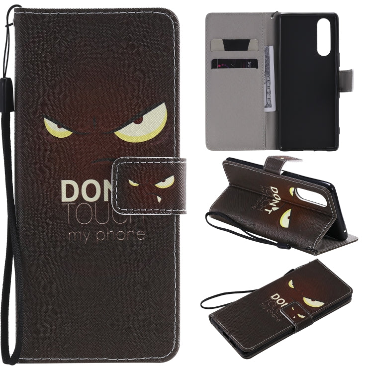 Painting Horizontal Flip Leather Case with Holder & Card Slot & Lanyard, For Galaxy S20+, For Galaxy S20, For Sony XZ5