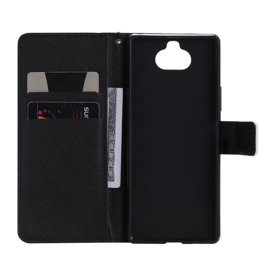 Horizontal flip cover Xperia 20 lanyard strap included front view