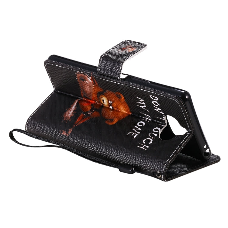 Painting Horizontal Flip Leather Case with Holder & Card Slot & Lanyard, For Sony Xperia 20