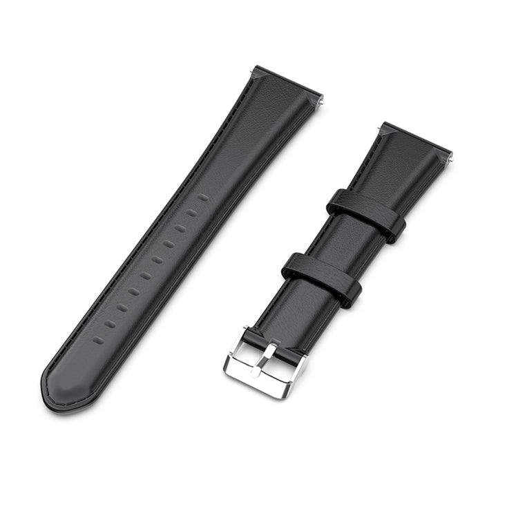 For Garmin Vivoactive 3 Oil Wax Calf Leather Replacement Wrist Strap Watchband