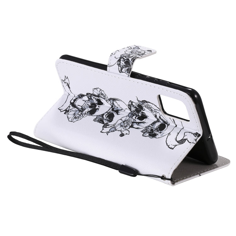 Painting Horizontal Flip Leather Case with Holder & Card Slot & Lanyard, For Galaxy A51, For Galaxy A71