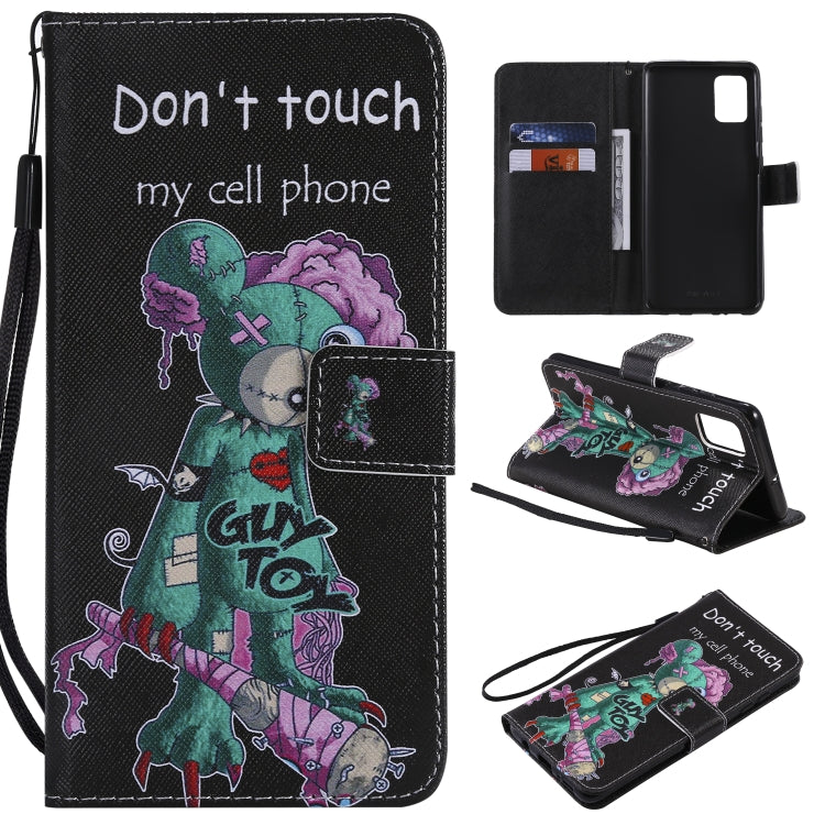 Painting Horizontal Flip Leather Case with Holder & Card Slot & Lanyard, For Galaxy A51, For Galaxy A71
