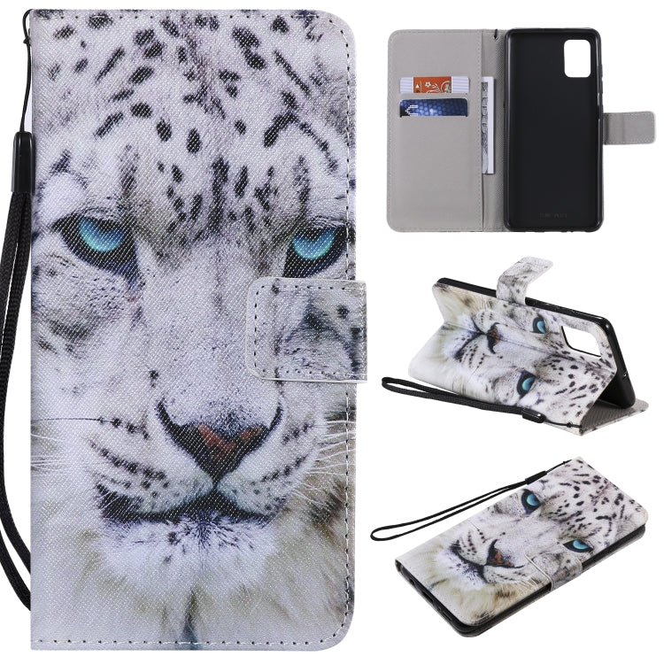 Painting Horizontal Flip Leather Case with Holder & Card Slot & Lanyard, For Galaxy A51, For Galaxy A71
