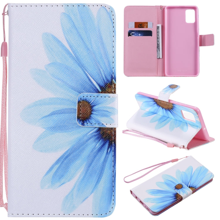 Painting Horizontal Flip Leather Case with Holder & Card Slot & Lanyard, For Galaxy A51, For Galaxy A71