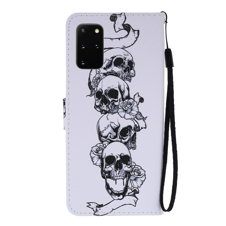 Painting Horizontal Flip Leather Case with Holder & Card Slot & Lanyard, For Galaxy S20+, For Galaxy S20 Ultra