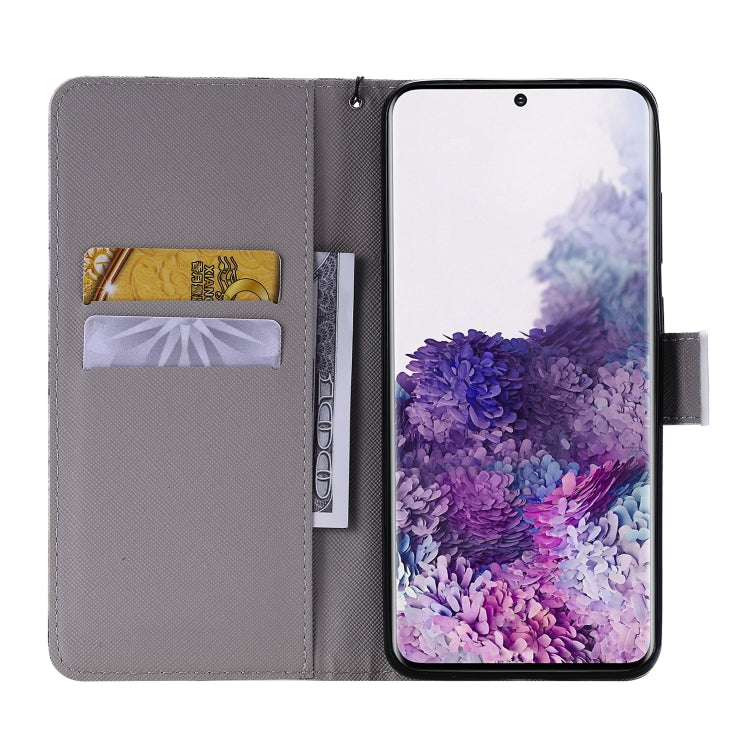 Painting Horizontal Flip Leather Case with Holder & Card Slot & Lanyard, For Galaxy S20+, For Galaxy S20 Ultra